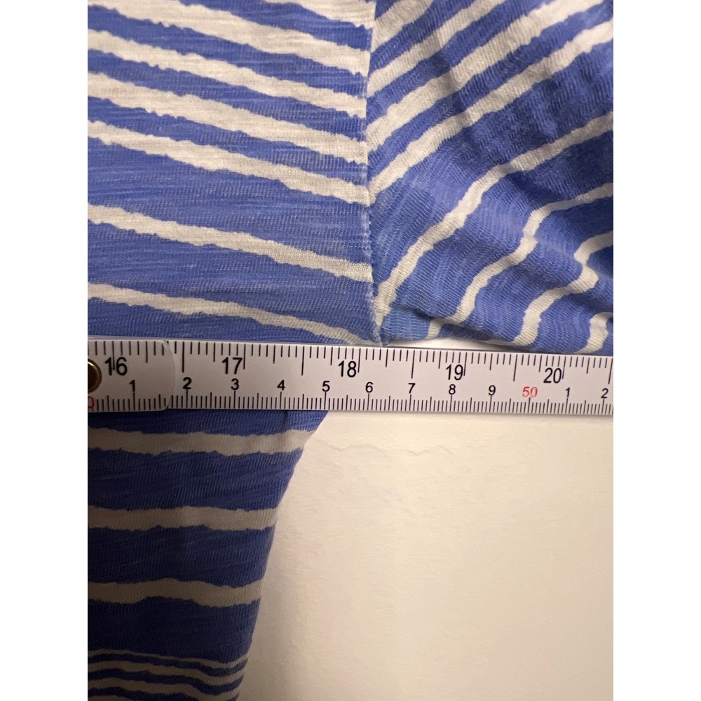 Vineyard Vines Women XXS Striped 3/4 Sleeve Top Nautical Coastal Beachy Layer - Picture 2 of 9